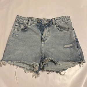 Denim shorts